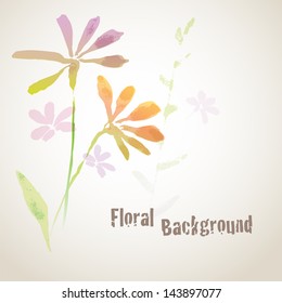 Vector floral design