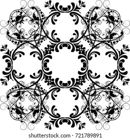 vector floral design element