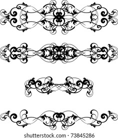 vector floral design element