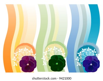 Vector Floral Design Element