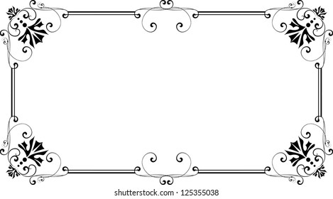 vector floral design elements