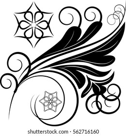 vector floral design elements