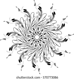 vector floral design elements