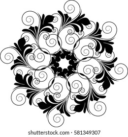 vector floral design elements