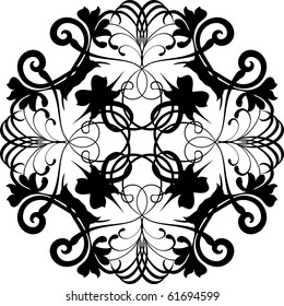 vector floral design elements