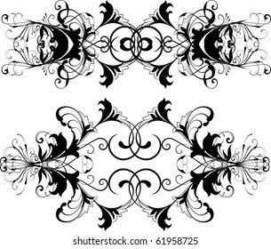 vector floral design elements