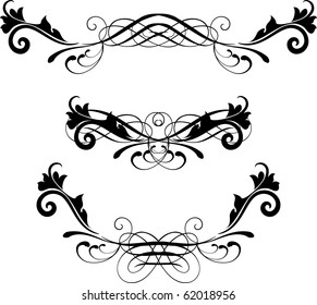 vector floral design elements