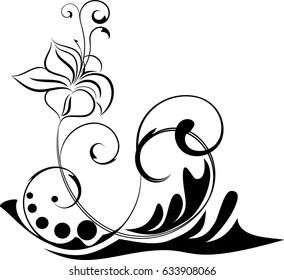 vector floral design elements  

