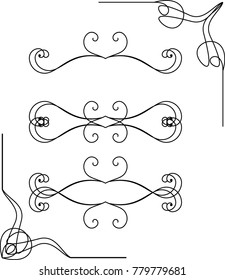 vector floral design elements  