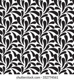 Vector floral design. peacock pattern background in vector