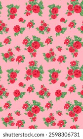 Vector Floral Design With same Color Tone Design
