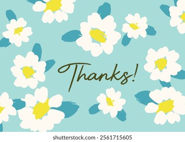 Vector floral design. Template for card, poster, flyer, cover, home decor and other use.