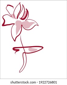
Vector floral digital fashion Decorative background with beautiful   lotus, water lily, lily for design religion logo 