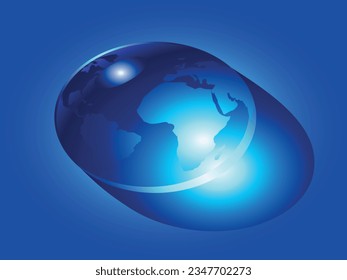 Vector floral Earth background beautifull