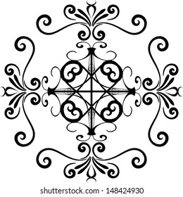 vector floral element