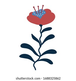 Vector floral element for creating fashion prints, postcard, wedding invitations, banners, floral arrangement illustrations, bouquets.