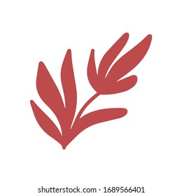 Elemento vectorial floral para crear impresiones de moda, postales, invitaciones a bodas, banners, ilustraciones de arreglos florales, ramos.