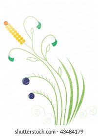 Vector floral element for Your design artwork.