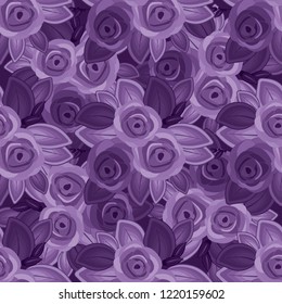 Vector floral ethnic seamless pattern in watercolor style with flowers and leaves. Gentle, spring, summer floral background.  Design for cover, wrapper, fabric or embroidery