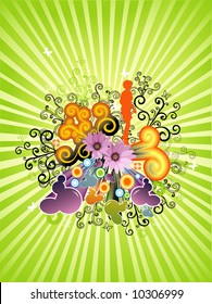 vector floral fantasy