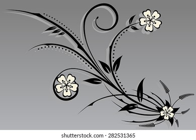 vector floral and flower