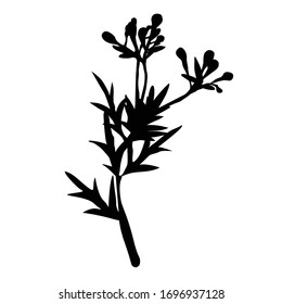 Blumenmuster der Vektorillustration. Blumen Hintergrund für Design, Textilien, Bedeckung, Umhüllung usw. Schöne Pflanzenblume