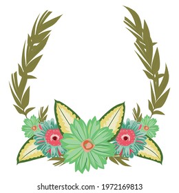 Vector Floral Foliage Graphic Set