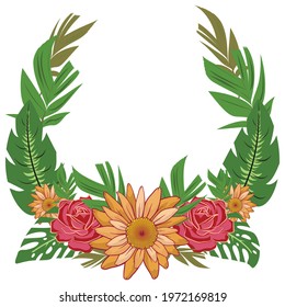 Vector Floral Foliage Graphic Set