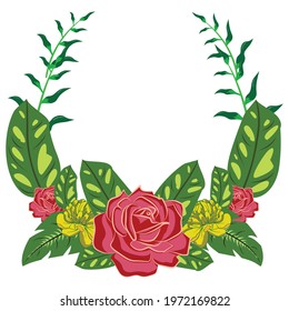 Vector Floral Foliage Graphic Set