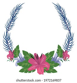Vector Floral Foliage Graphic Set