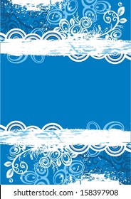 Vector floral frame