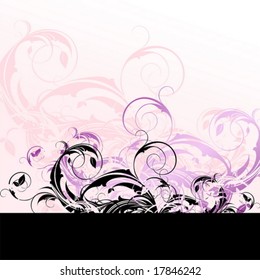 vector floral frame