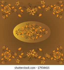 vector floral frame