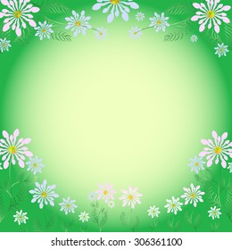 vector floral frame