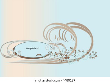-vector- floral frame