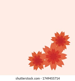 Vector floral frame of cornflowers