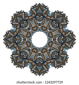 Vector floral frame. Template for flyer or invitation card design. for banners, greeting cards, gifts tags