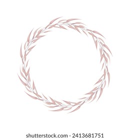 El marco vectorial floral era de fondo blanco.