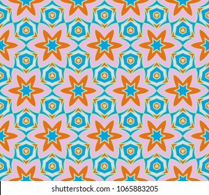 Vector floral Geometric Background. Seamless pattern For business, presentation, banner, wallpaper and floral illustration.