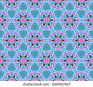 Vector floral Geometric Background. Seamless pattern For business, presentation, banner, wallpaper and floral illustration.