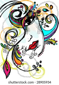 vectorial floral