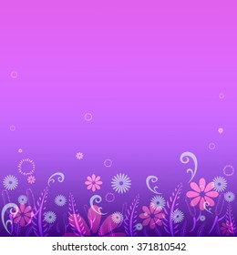 vector floral graphic style for background