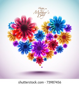 Vector Floral Heart