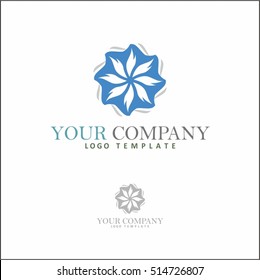 Vector floral icons and logo design templates