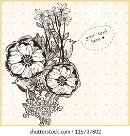  vector floral  illustration