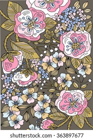 vector floral illustration 