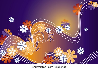 vector floral illustration