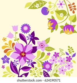 Vector floral illustration