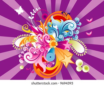 vector floral illustration