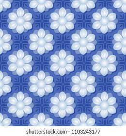 Vector floral illustration background. Abstract pattern of decorative flowers. Design elements for Scrapbook. Can be used for wallpapers, fills images, background, surface